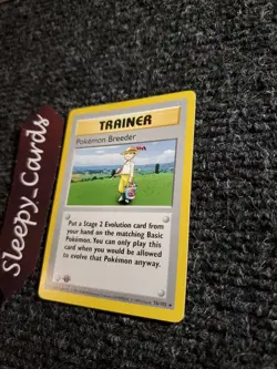 Pokemon Breeder 76/102 - Base Set 1st edition shadowless English (1999) - NM - Image 2