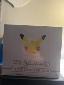 Pokemon TCG: 25th Anniversary Celebrations Elite Trainer Box (2021) 820650809439 - Image 1
