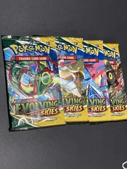 Pokemon Sword and Shield: Evolving Skies Sealed Booster Packs - Image 1
