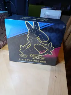 TCG Pokemon TCG Crown Zenith Elite Trainer Box ETB NEW AEALED - Image 1