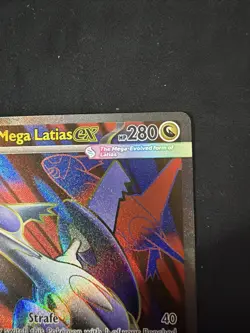 2025 Pokemon Mega Evolution Latias ex Full Art Rare Ultra #163/132 - Image 3