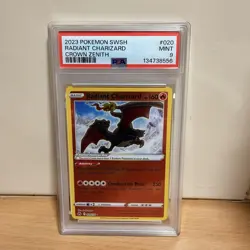 2023 - Pokemon - PSA 9 - RADIANT CHARIZARD - SWSH #020 - Crown Zenith - Image 1
