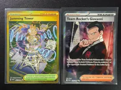 Pokemon TCG Jamming Tower 243/182 Destined Rivals + Team Rocket’s Giovanni 225 - Image 1