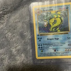 Pokemon Gyarados 6/102 Base Set 1st Edition Shadowless Holo Vintage - Image 5