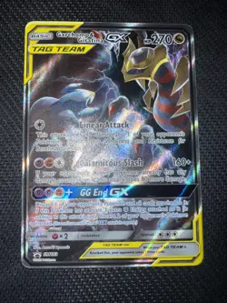 Pokemon Garchomp and Giratina GX SM193 Black Star Promo NM - Image 1