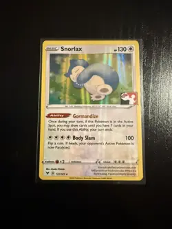 Snorlax 131/185 Holo Pokemon Prize Pack Series 1 Variant Vivid Voltage (NM) - Image 1