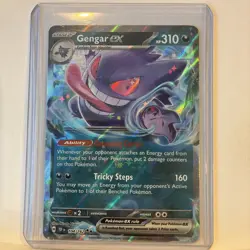 Pokemon TCG Gengar ex Double Rare Holo 104/162 SV05 Temporal Forces (NM) - Image 2