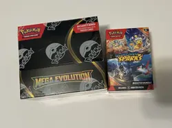 Pokemon Mega Evolution Enhanced Booster Box & Surging Sparks Booster Bundle Lot - Image 1
