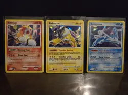 Pokemon TCG Entei 4/132 Raikou 16/132 Suicune 19/132 Secret Wonders Cracked Ice - Image 1