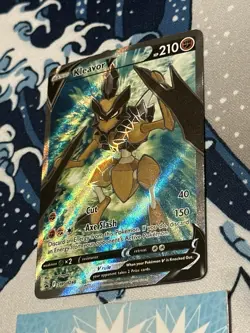 KLEAVOR V SWSH248 SWORD & SHIELD POKEMON (FULL ART PROMO, NM) - Image 3