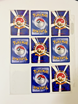 free ship RARE Vintage Pokemon trading Cards Lot 6 Holo 8 Total All Not English - Image 2