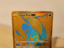 Tapu Fini GX SV92/SV94 Shiny Holo Rare Pokemon TCG Hidden Fates: Shiny Vault NM - Image 2