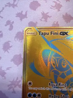 Tapu Fini GX SV92/SV94 Pokemon TCG Hidden Fates: Shiny Vault Holo NM - Image 4