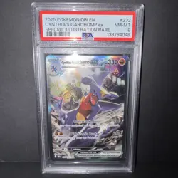 2025 POKEMON DRI EN-DESTINED RIVALS #232 CYNTHIA'S GARCHOMP EX PSA 8 - Image 2