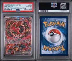 2025 POKEMON MEP EN-ME BLACK STAR PROMO #024 ORICORIO EX PSA 10 - Image 3