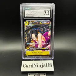 CGC NM 7.5 Boa Hancock P-115 Promo Card V JUMP Limited One Piece Card game 35 - Image 1
