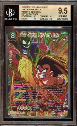 Dragon Ball Super Card Game - BT25-145 SCR - Son Goku, Fist of Fate *BGS 9.5++* - Image 1