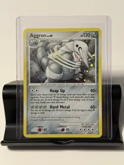 Aggron 1/123 Mysterious Treasures Holo - Pokemon Rare Card - Very Light Play! - Image 1
