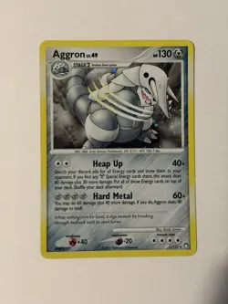 Aggron 1/123 Mysterious Treasures Holo - Pokemon Rare Card - Very Light Play! - Image 2