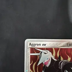 Aggron ex 89/100 Holo Ultra Rare Pokemon TCG Card EX Crystal Guardians LP - Image 2