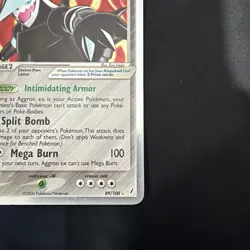 Aggron ex 89/100 Holo Ultra Rare Pokemon TCG Card EX Crystal Guardians LP - Image 4