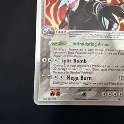 Aggron ex 89/100 Holo Ultra Rare Pokemon TCG Card EX Crystal Guardians LP - Image 5