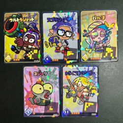 S1742 Splatoon Japanese Nintendo Coro Coro Comic Promo Cards - Image 1