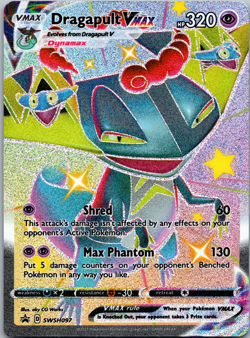 Pokemon Card Dragapult VMAX SWSH097 Black Star Promo Shining Fates NM - Image 1