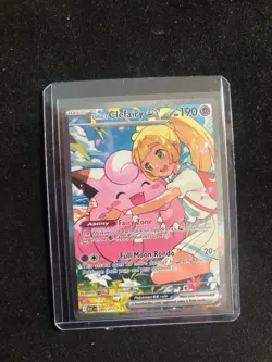 Lillie's Clefairy EX 280/217 SIR Pokemon Card Near Mint Pack Fresh - Image 1