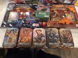 One Piece Card Game Lot Illustration Box Vol 3 4 5 6 + Tins + Double Pack Set 8 - Image 2