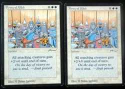 2x Army of Allah – Arabian Nights – G/VG (Played) – Instant – MTG - Image 1
