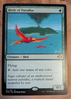 MTG Birds of Paradise Dominaria Remastered NM - Image 1