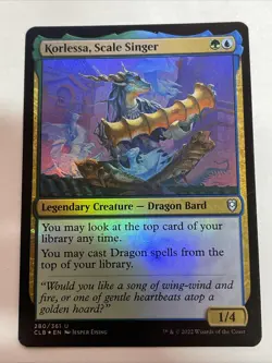 Korlessa, Scale Singer Commander Legends: Battle for Baldur's Gate Foil #280 - Image 1