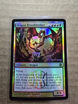 Dragon Broodmother Alara Reborn Prerelease Promo Foil MTG Magic The Gathering - Image 1