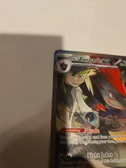 Pokemon Journey Together N’s Zoroark ex 185/159 Special Illustration Rare NM - Image 3