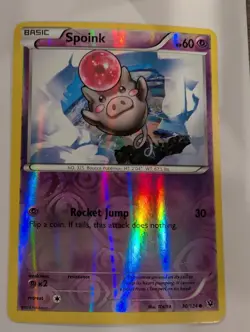 Spoink 30/124 - XY Fates Collide Pokemon Reverse Holo Foil Nice! - Image 1