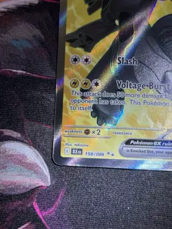 Pokemon TCG Zekrom EX 158/086 Sv: Black Bolt Ultra Rare Full Art Holo EX - Image 3