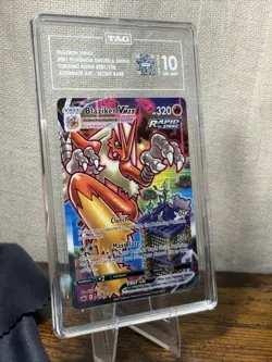 Blaziken VMAX Pokemon Chilling Reign Secret Rare Full Alt Art #201 TAG 10 - Image 2