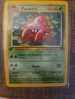 Pokemon 1st Edition Parasect Uncommon Jungle 41/64 NM - Image 1