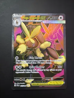 Mega Lopunny EX 115/094 Phantasmal Flames English Pokemon TCG Full Art Holo Rare - Image 1