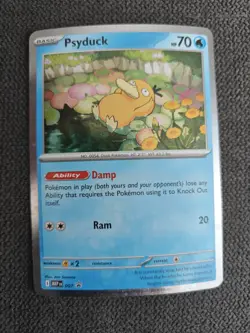 Pokemon TCG: Psyduck 007 MEP: Mega Evolution Black Star Promo Holo NM - Image 1