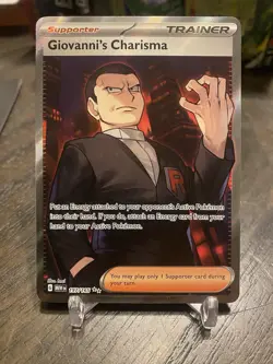 Giovanni's Charisma 197/165 Full Art Pokemon 151 English - Image 1