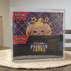 (SEALED) Pokemon TCG Paldean Fates Tech Sticker Collection Display Box Factory! - Image 1