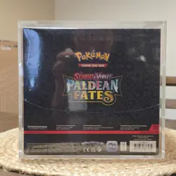 (SEALED) Pokemon TCG Paldean Fates Tech Sticker Collection Display Box Factory! - Image 3