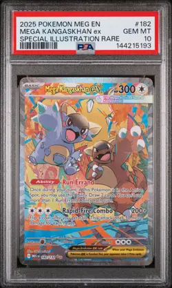 2025 Pokemon Mega Evolution Base #182 SIR Mega Kangaskhan ex PSA 10 Gem Mint - Image 1