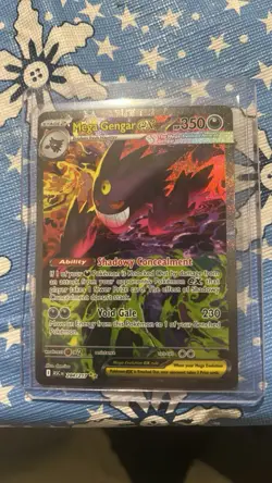 Pokemon Mega Gengar ex Full Art Holo 350HP 230 Attack EX 056/094 - Image 3