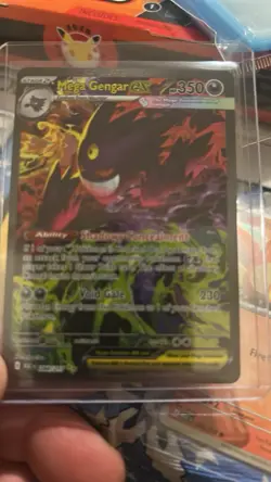 Pokemon Mega Gengar ex Full Art Holo 350HP 230 Attack EX 056/094 - Image 4