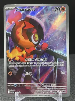 Pokemon Charcadet Black Star Promo #22 Phantasmal Flames Holo - Image 1
