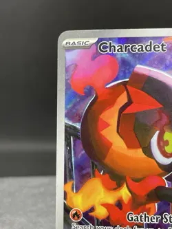 Pokemon Charcadet Black Star Promo #22 Phantasmal Flames Holo - Image 3