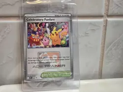 SEALED Pokemon TCG Celebratory Fanfare 2025 Ace Trainer Reward Black Star Promo - Image 1